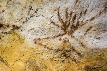 Lascaux grottmålning, Bordeaux, Frankrike